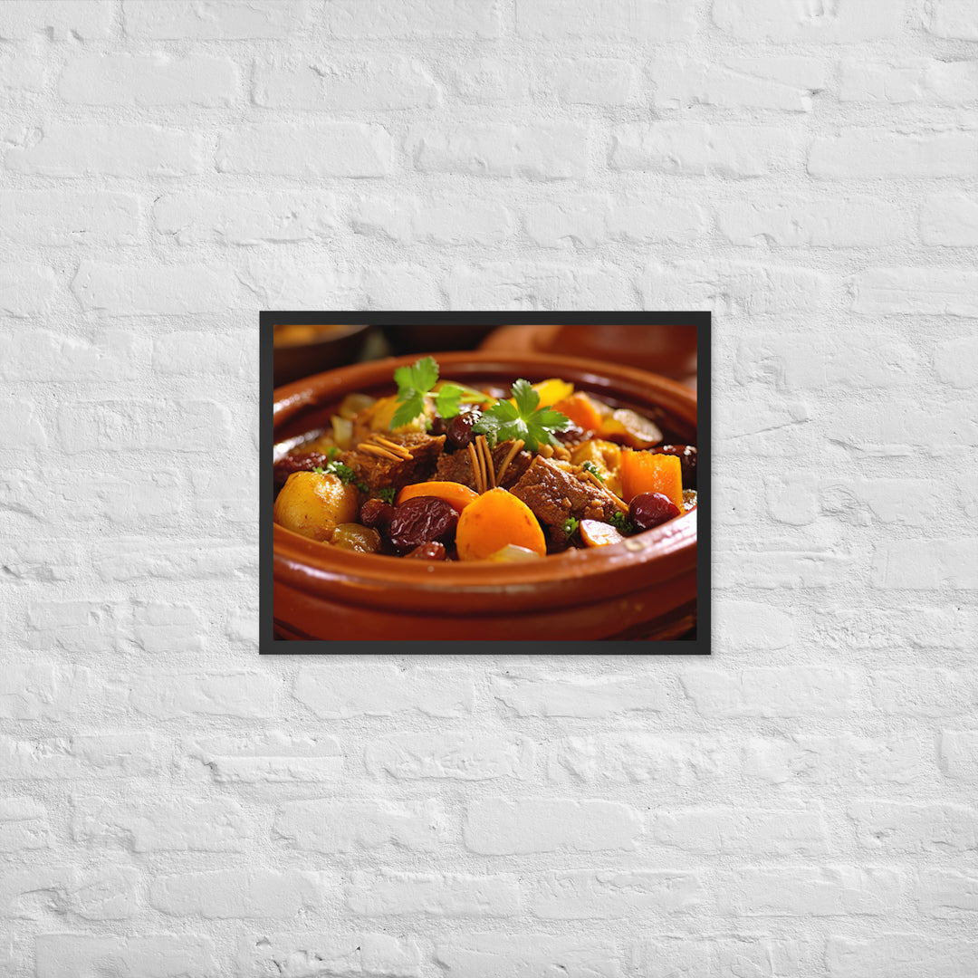 Lamb Tagine Framed poster 🤤 from Yumify.AI