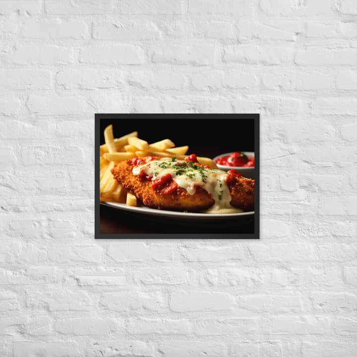 Chicken Parmigiana Framed poster 🤤 from Yumify.AI