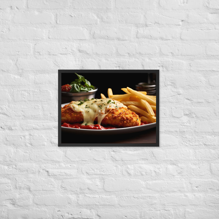 Chicken Parmigiana Framed poster 🤤 from Yumify.AI