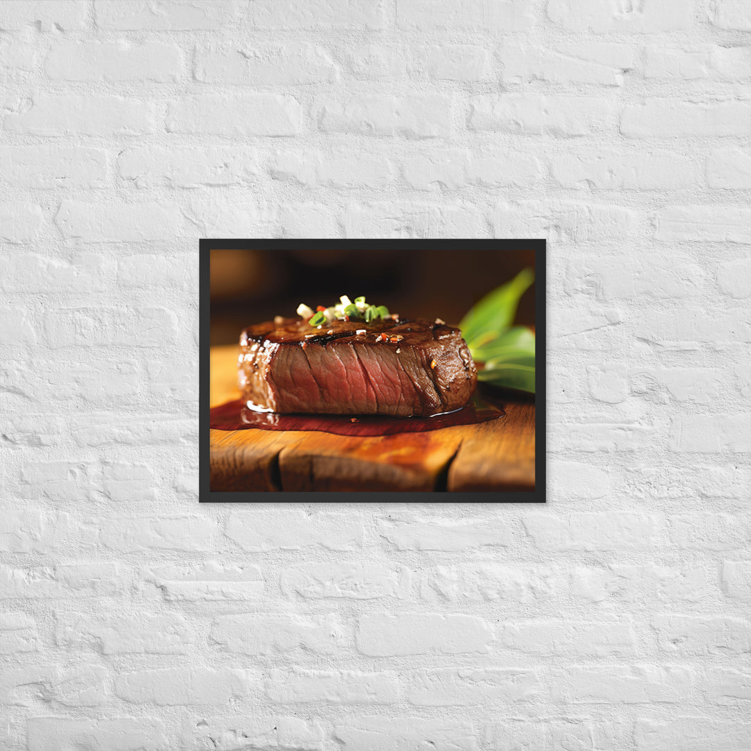 Kangaroo Fillet Framed poster 🤤 from Yumify.AI