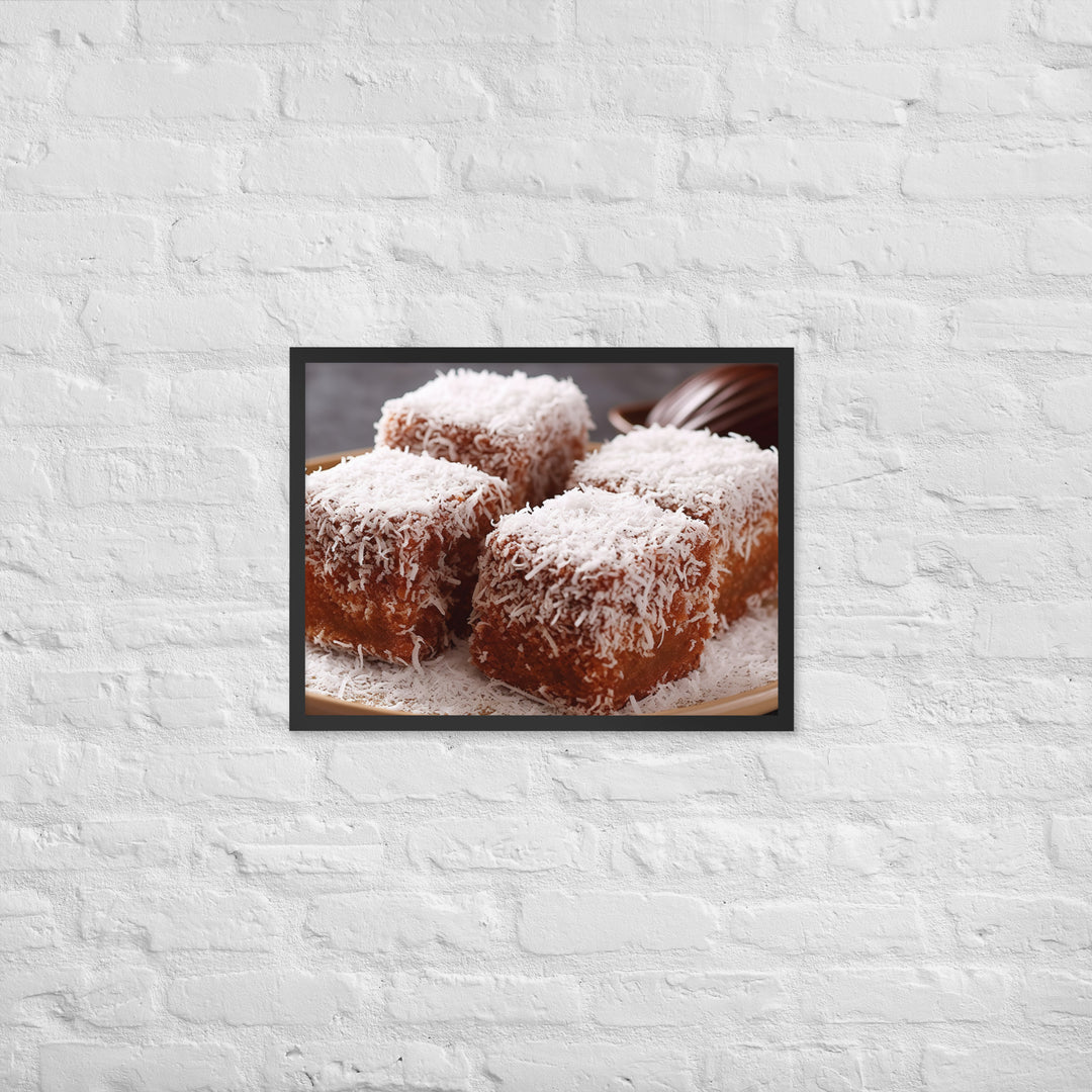 Lamingtons Framed poster 🤤 from Yumify.AI