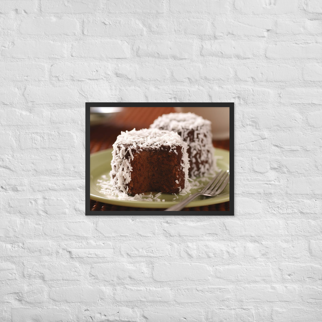 Lamingtons Framed poster 🤤 from Yumify.AI