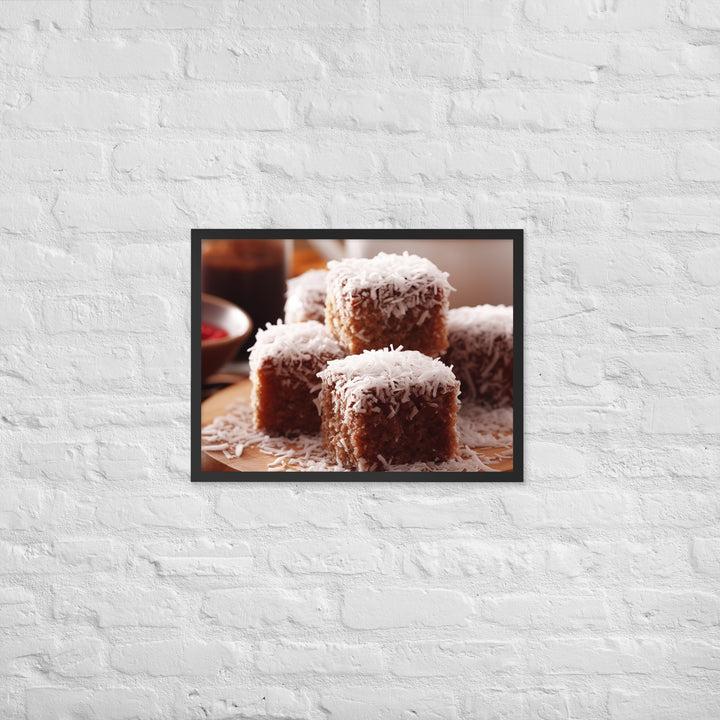 Lamingtons Framed poster 🤤 from Yumify.AI