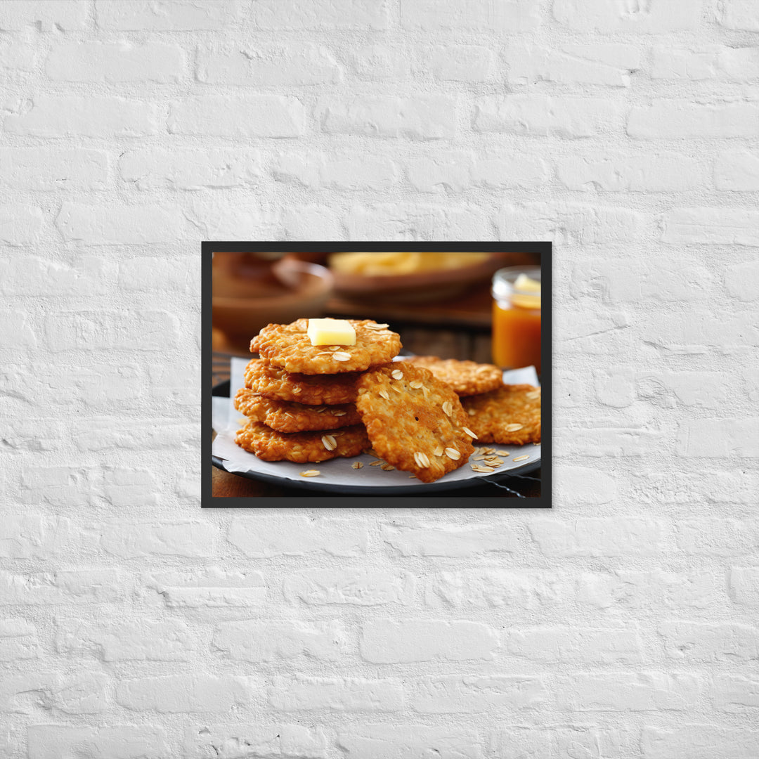 Anzac Biscuits Framed poster 🤤 from Yumify.AI