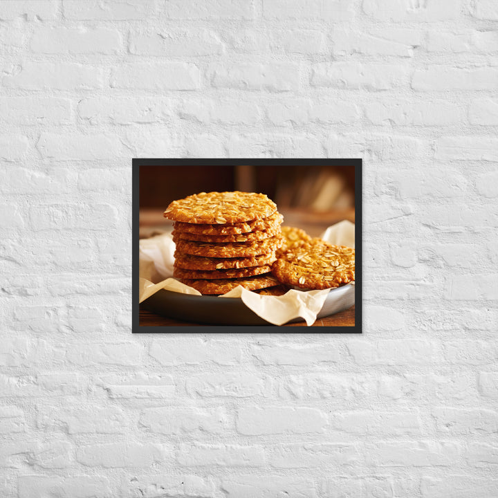 Anzac Biscuits Framed poster 🤤 from Yumify.AI