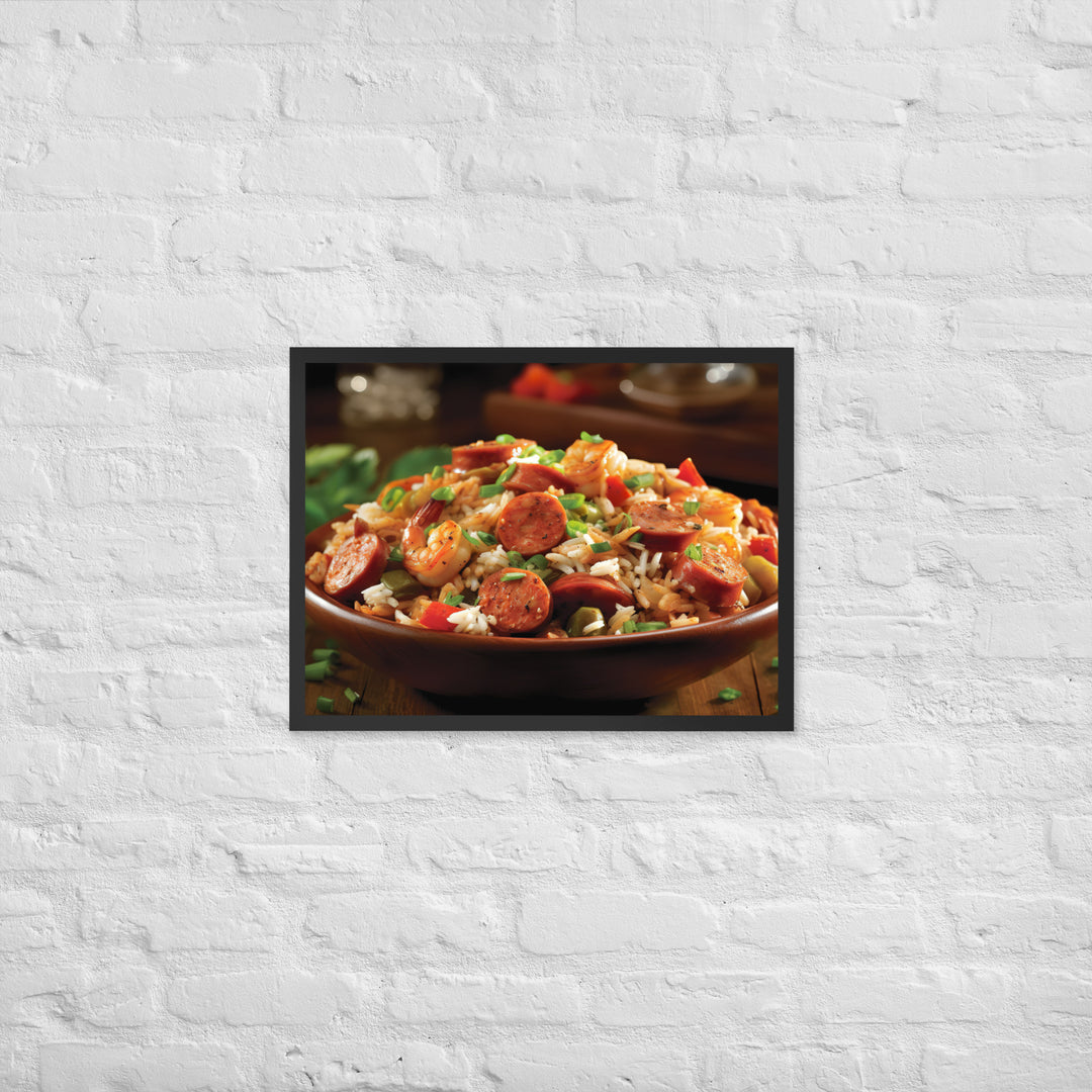 Jambalaya Framed poster 🤤 from Yumify.AI