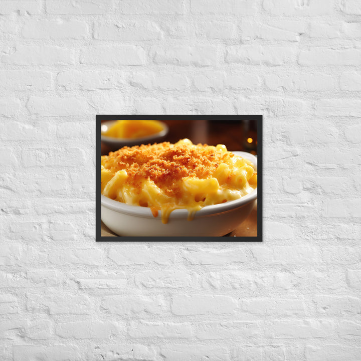 Macaroni and Cheese Framed poster 🤤 from Yumify.AI