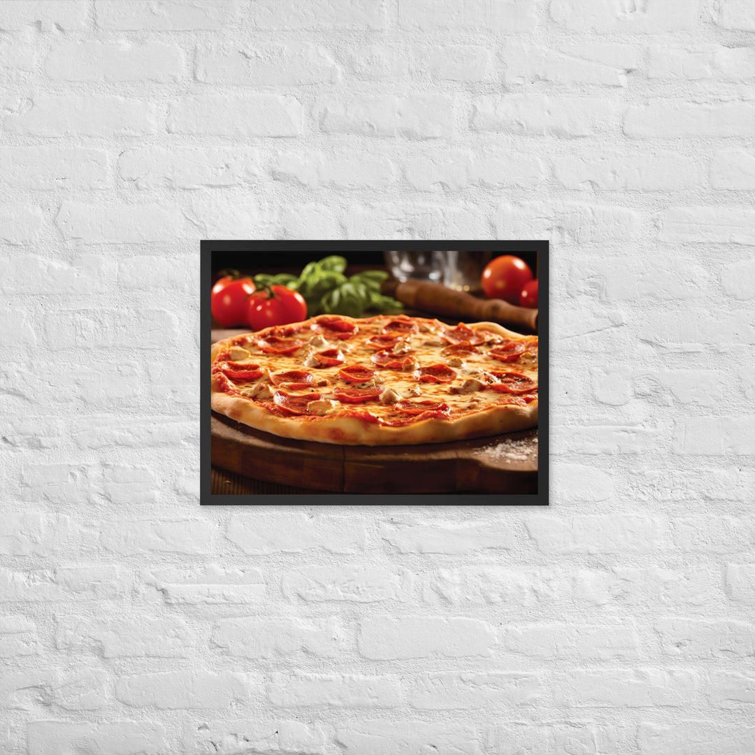 Pizza Framed poster 🤤 from Yumify.AI