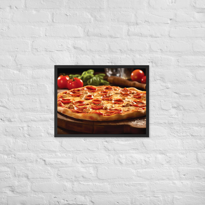 Pizza Framed poster 🤤 from Yumify.AI