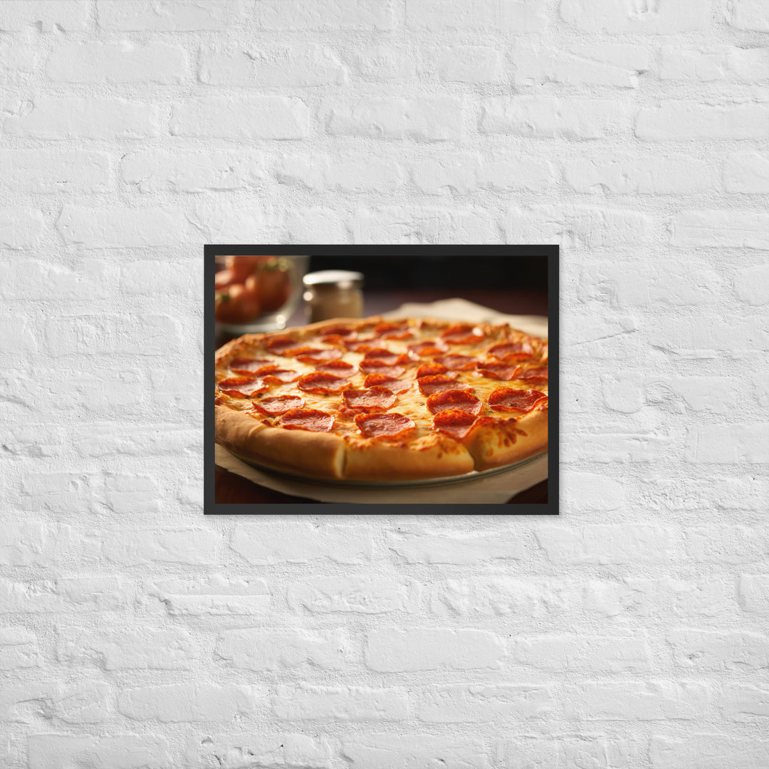 Pizza Framed poster 🤤 from Yumify.AI