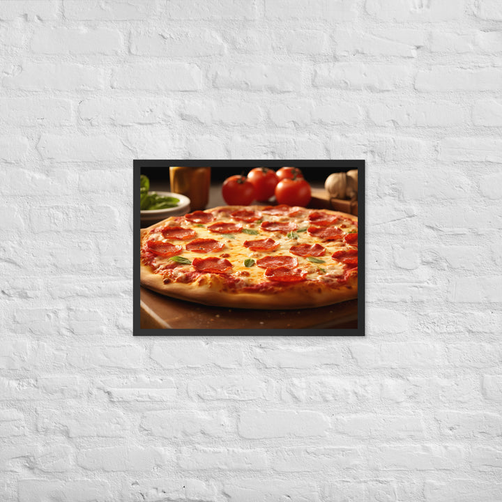 Pizza Framed poster 🤤 from Yumify.AI