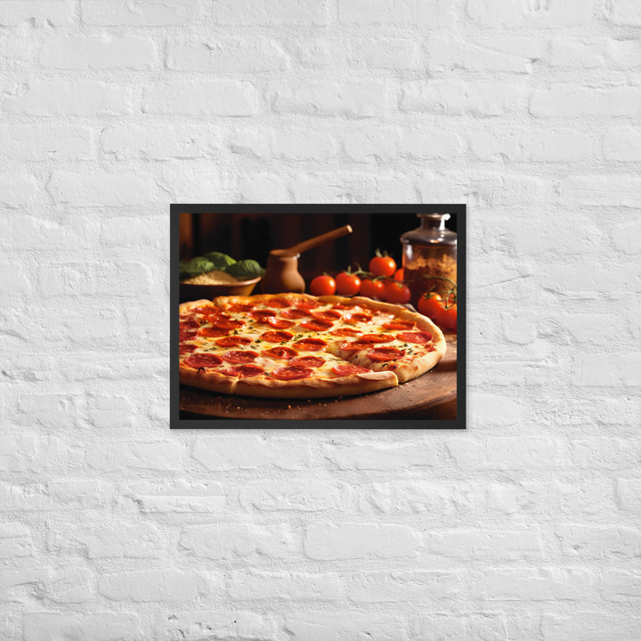 Pizza Framed poster 🤤 from Yumify.AI