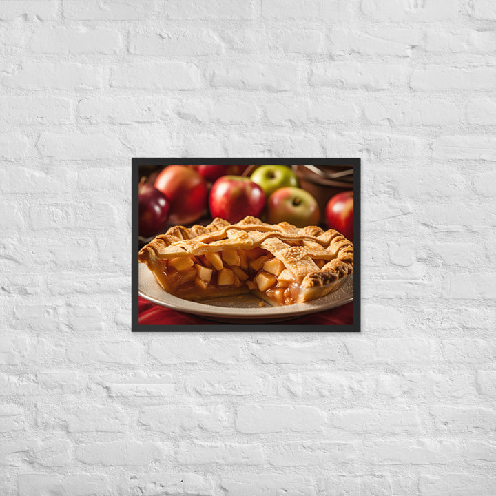 Apple Pie Framed poster 🤤 from Yumify.AI