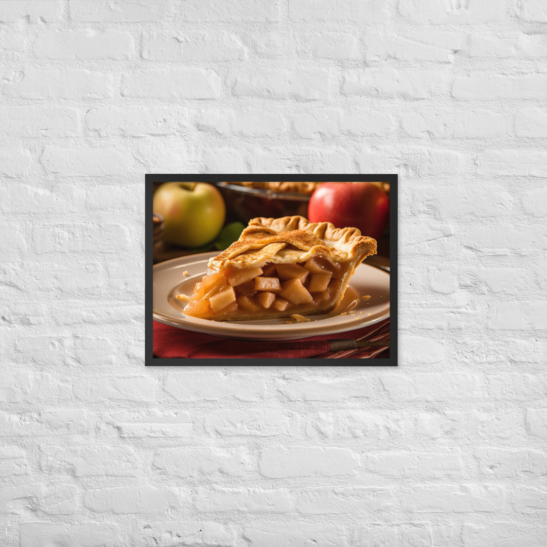 Apple Pie Framed poster 🤤 from Yumify.AI