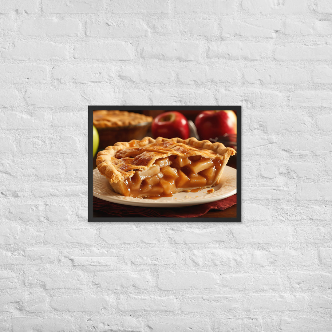 Apple Pie Framed poster 🤤 from Yumify.AI