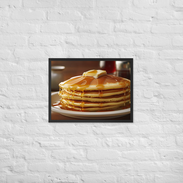 Pancakes Framed poster 🤤 from Yumify.AI