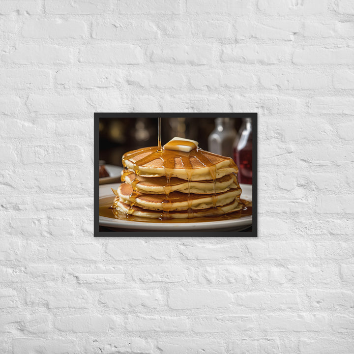 Pancakes Framed poster 🤤 from Yumify.AI