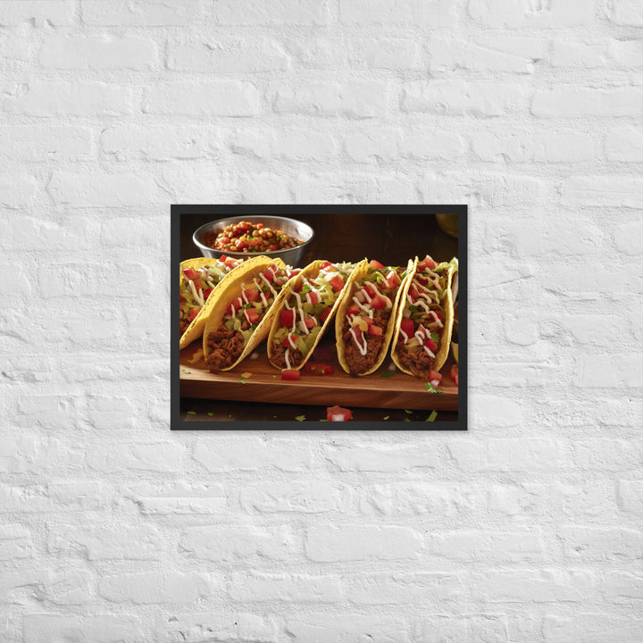 Tacos Framed poster 🤤 from Yumify.AI