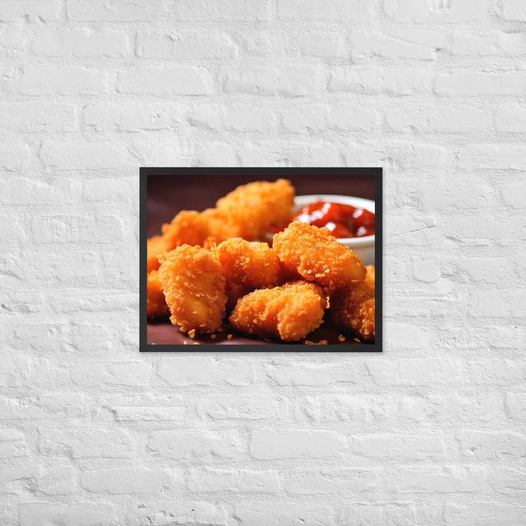 Popcorn Chicken Framed poster 🤤 from Yumify.AI