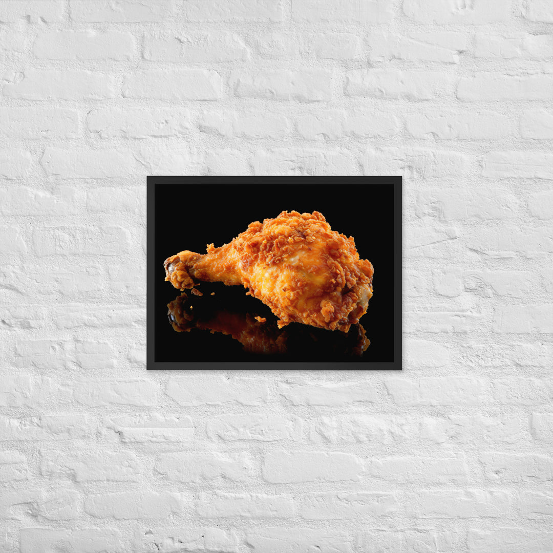 Buttermilk Fried Chicken Framed poster 🤤 from Yumify.AI