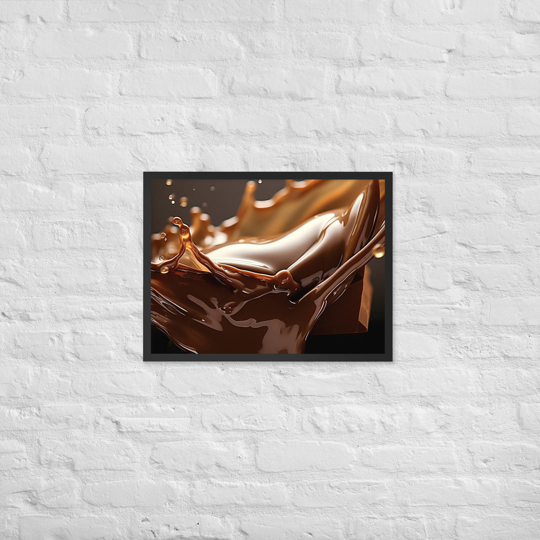 Milk Chocolate Framed poster 🤤 from Yumify.AI