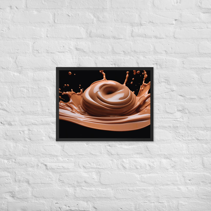 Milk Chocolate Framed poster 🤤 from Yumify.AI