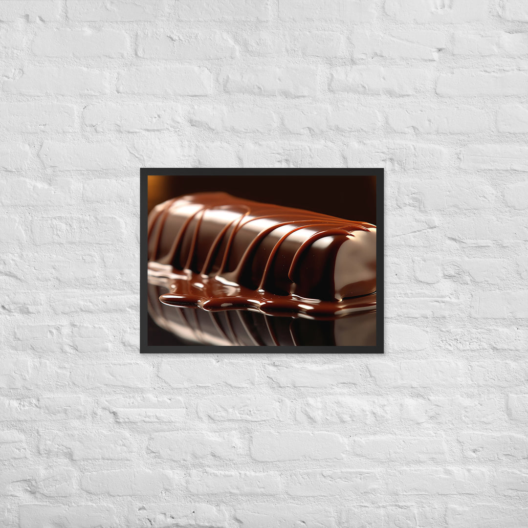 Chocolate Ganache Framed poster 🤤 from Yumify.AI