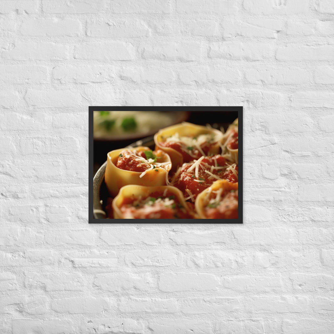 Tortellini Framed poster 🤤 from Yumify.AI