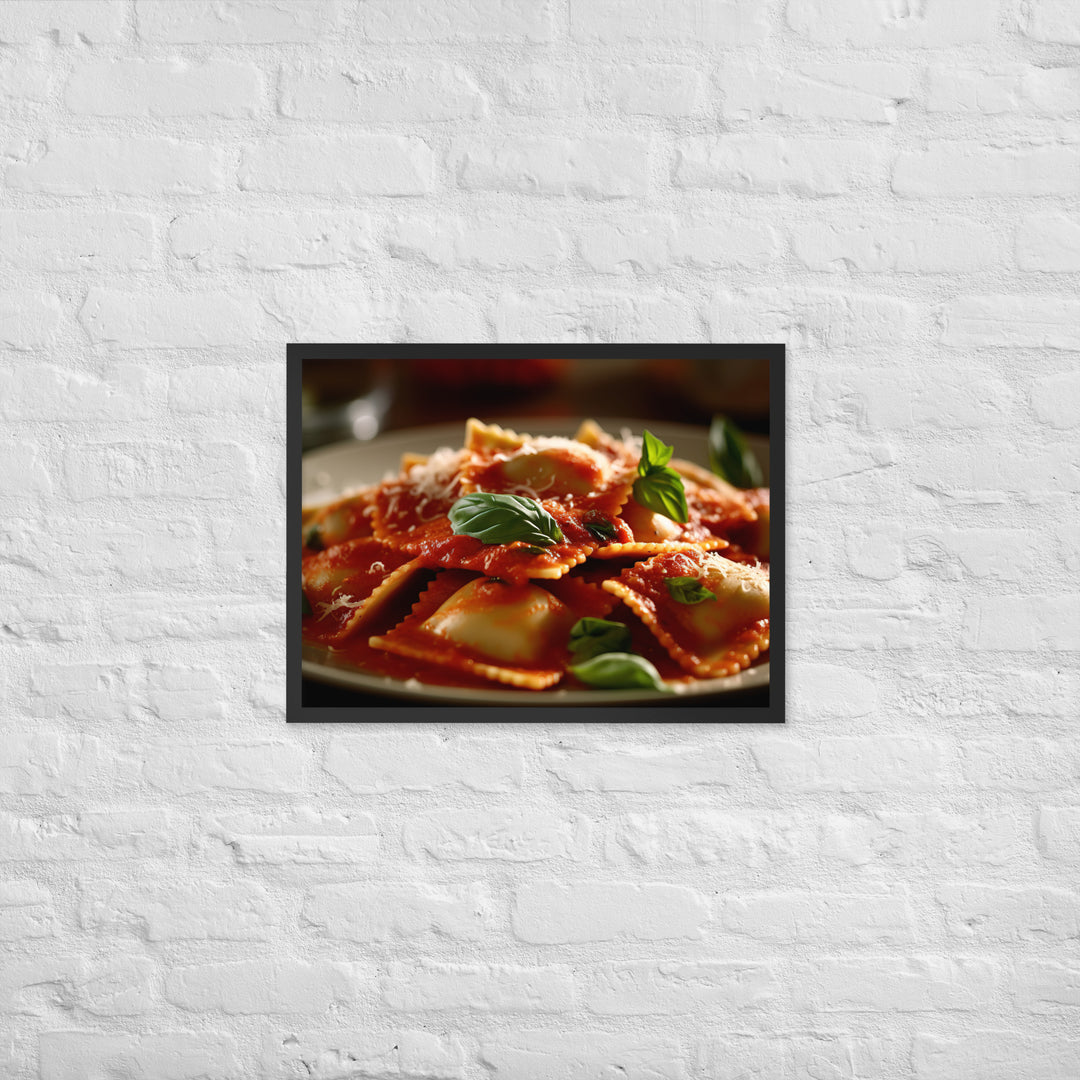 Ravioli Framed poster 🤤 from Yumify.AI