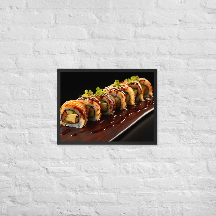 Unagi Roll Framed poster 🤤 from Yumify.AI