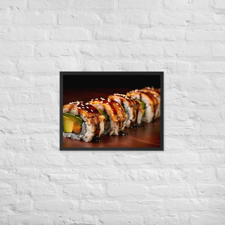 Unagi Roll Framed poster 🤤 from Yumify.AI