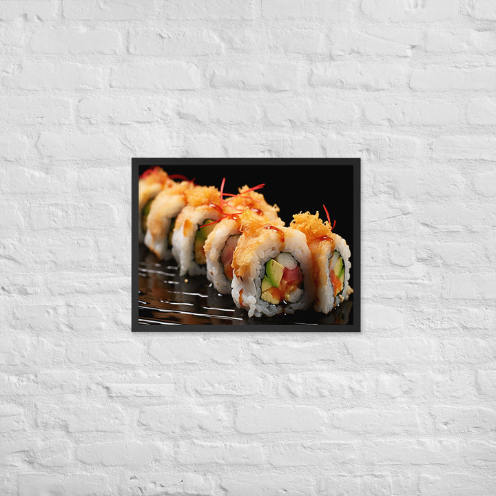 Tempura Roll Framed poster 🤤 from Yumify.AI