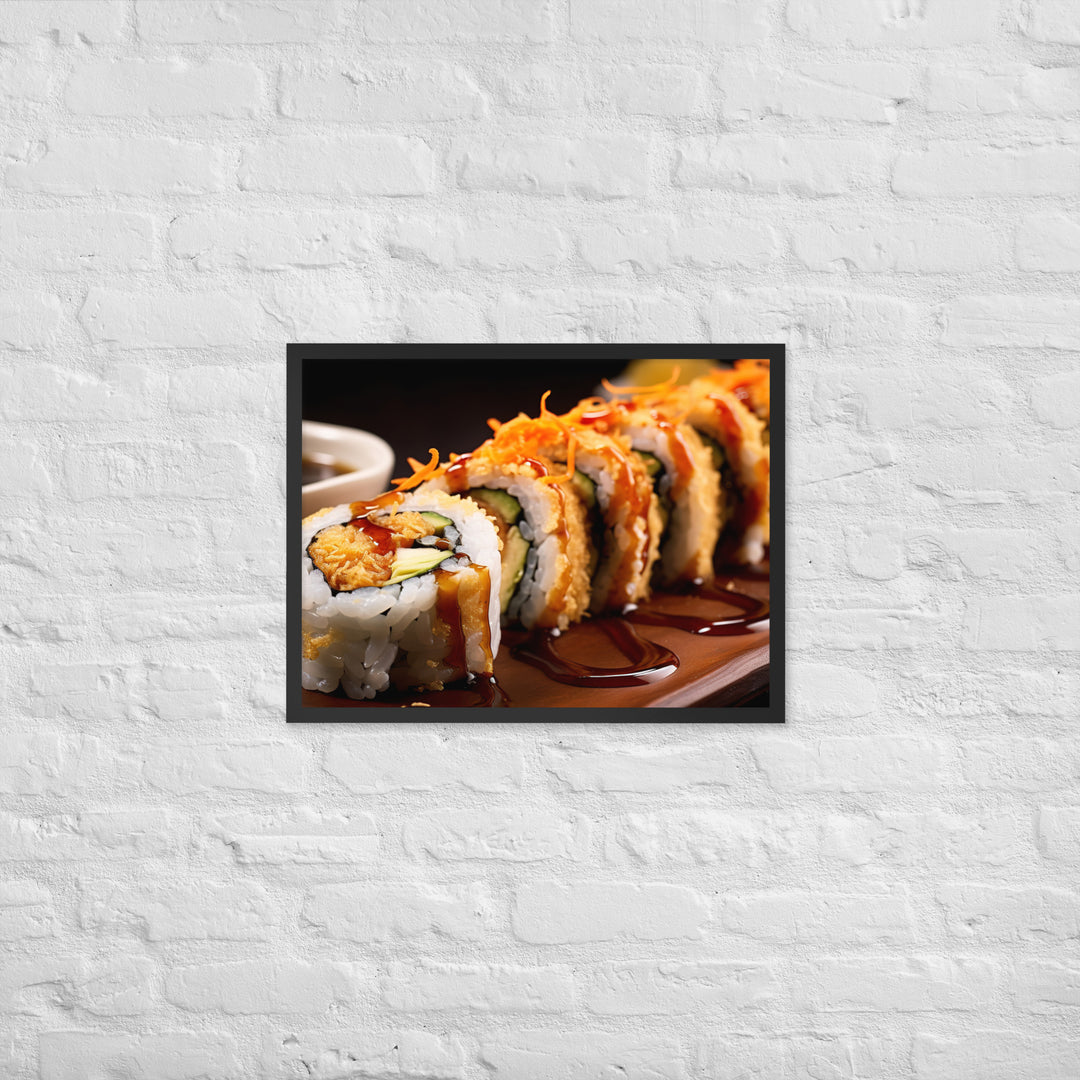 Tempura Roll Framed poster 🤤 from Yumify.AI