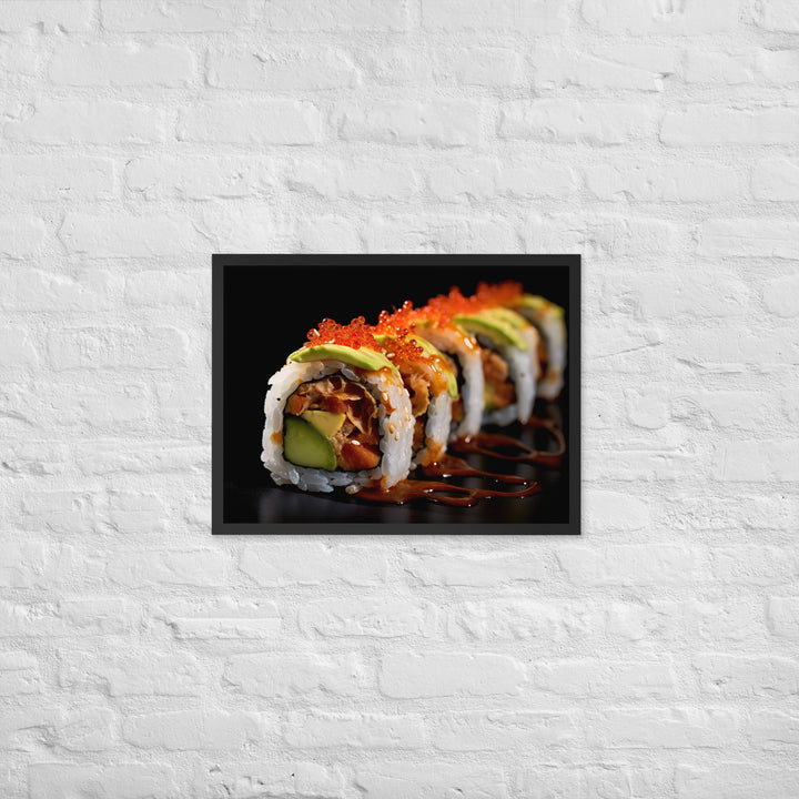 Spicy Tuna Roll Framed poster 🤤 from Yumify.AI