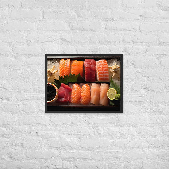 Sashimi Framed poster 🤤 from Yumify.AI