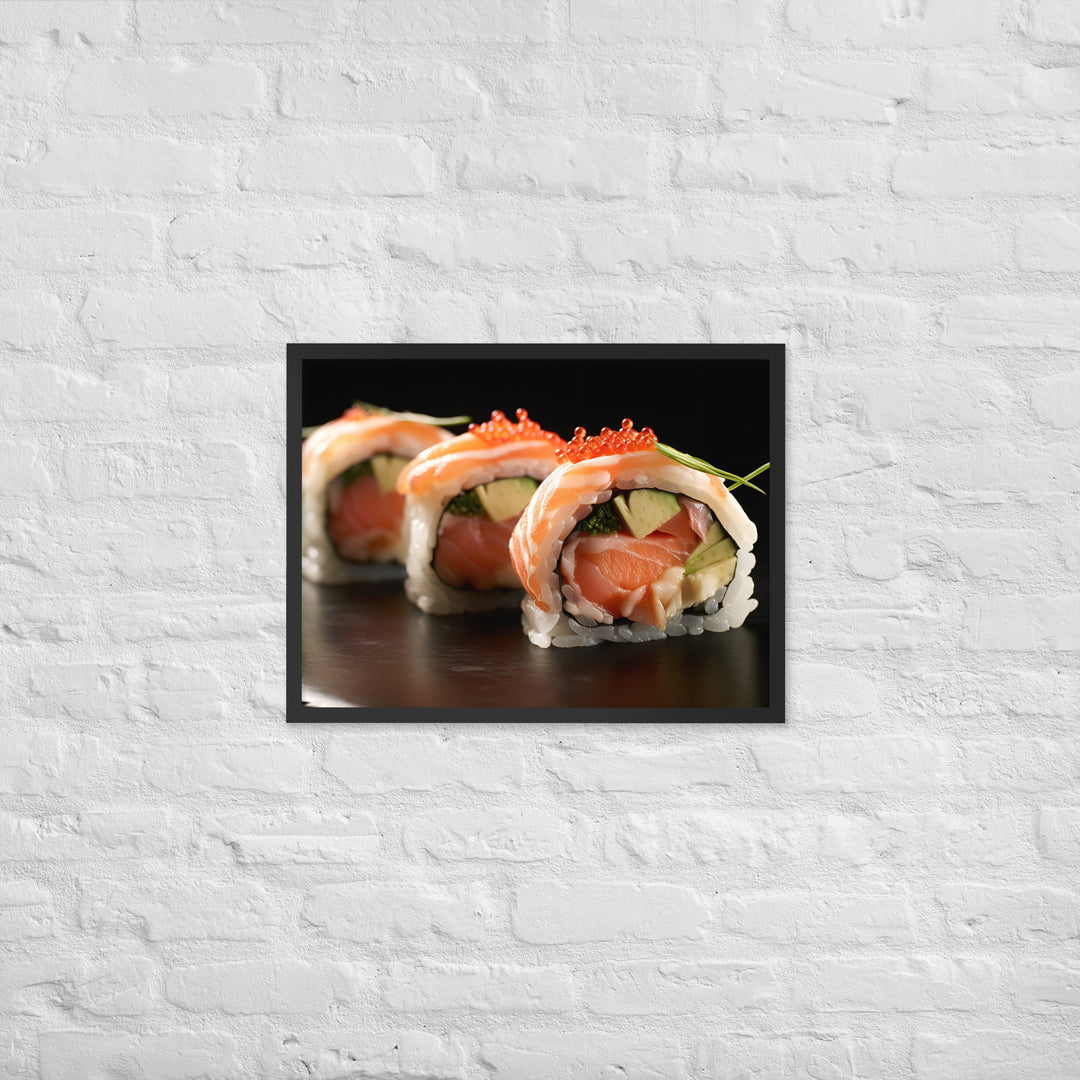 Philadelphia Roll Framed poster 🤤 from Yumify.AI