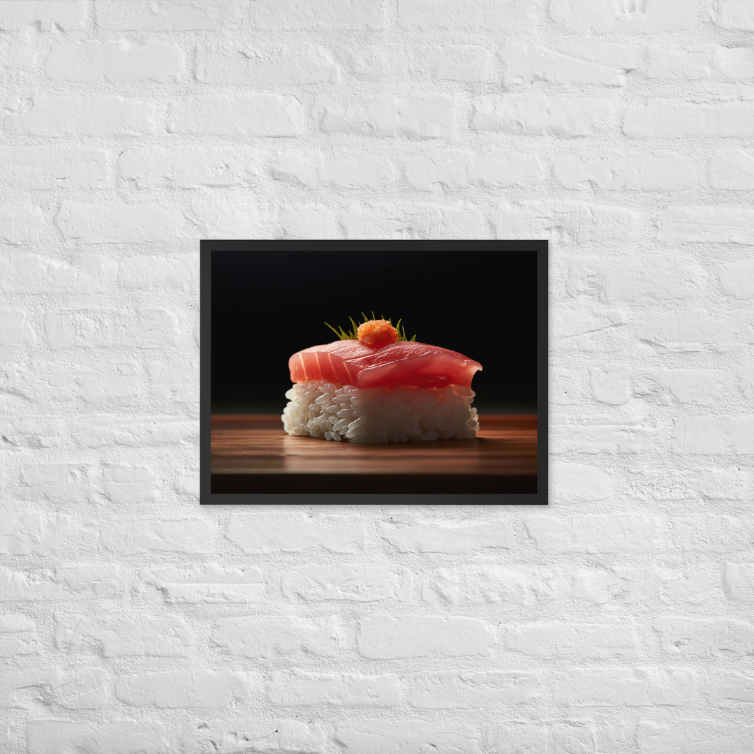 Nigiri Sushi Framed poster 🤤 from Yumify.AI