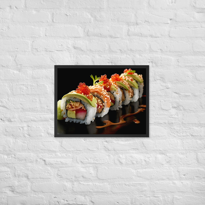 California Roll Framed poster 🤤 from Yumify.AI