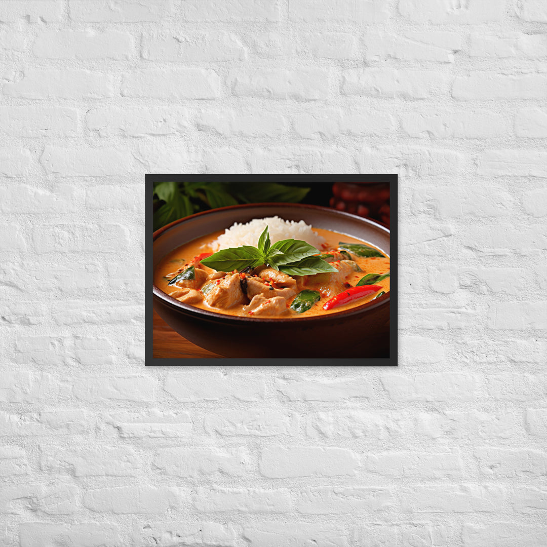 Thai Panang Curry Framed poster 🤤 from Yumify.AI