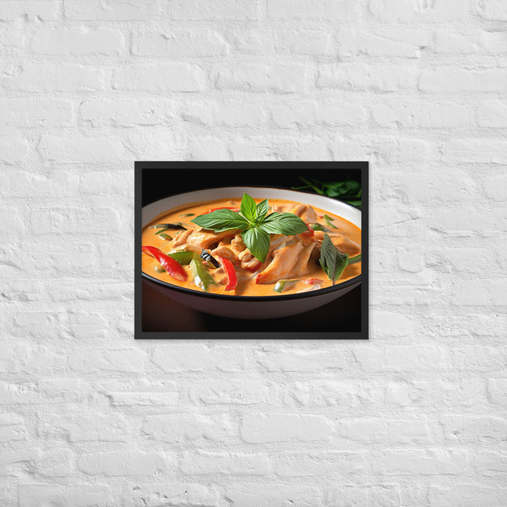 Thai Panang Curry Framed poster 🤤 from Yumify.AI