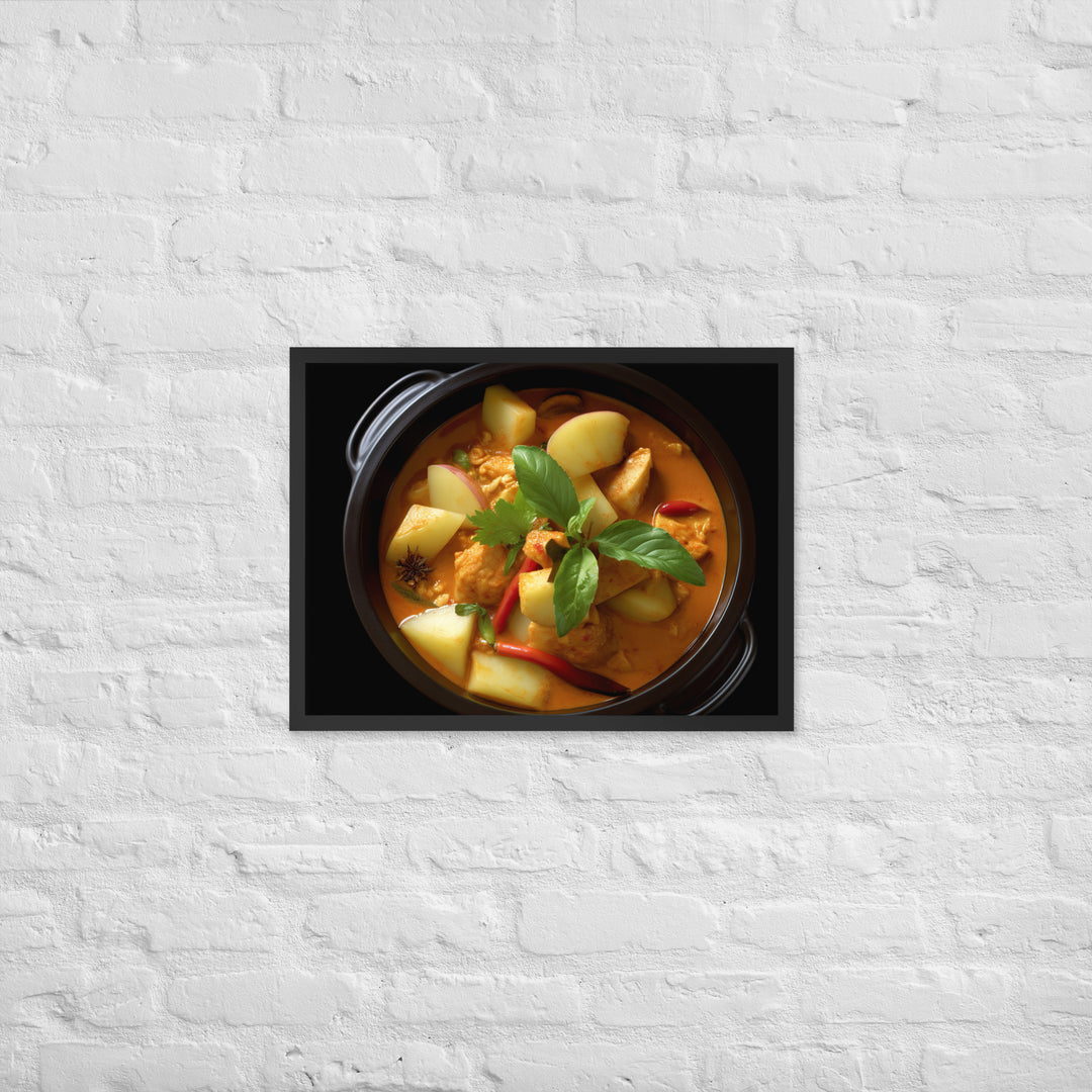 Massaman Curry Framed poster 🤤 from Yumify.AI