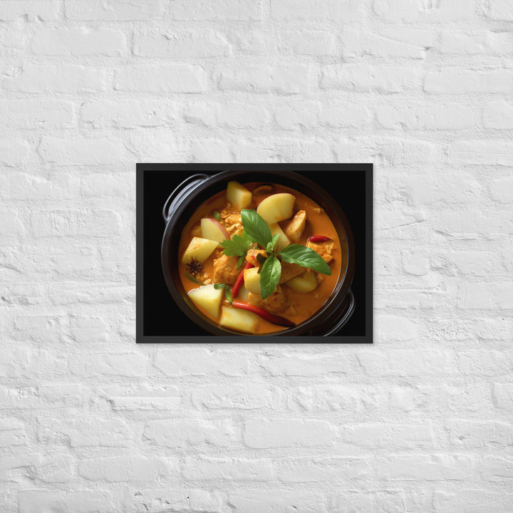 Massaman Curry Framed poster 🤤 from Yumify.AI