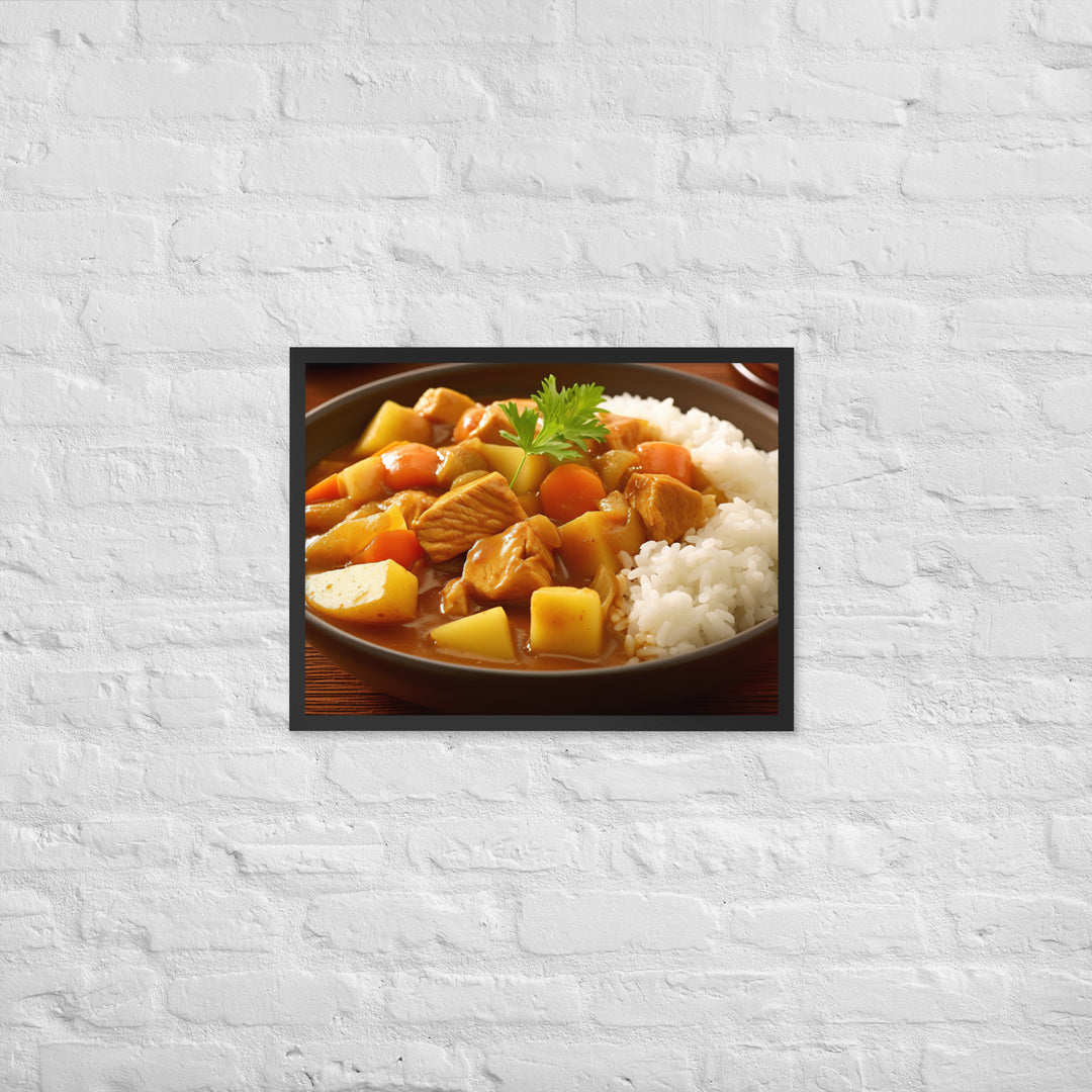 Japanese Curry Framed poster 🤤 from Yumify.AI