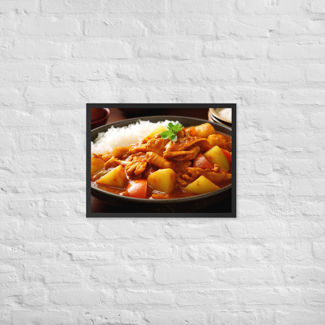 Japanese Curry Framed poster 🤤 from Yumify.AI