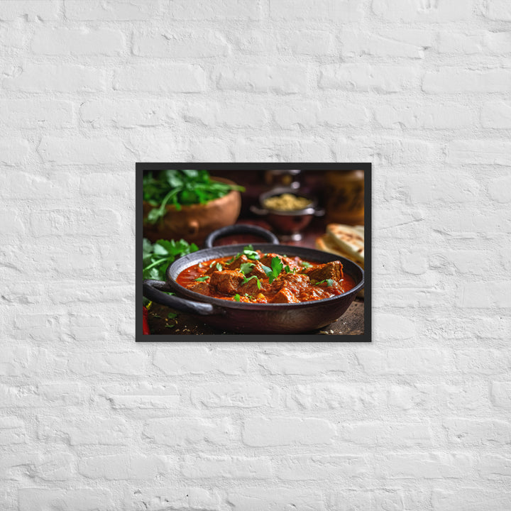 Indian Rogan Josh Curry Framed poster 🤤 from Yumify.AI