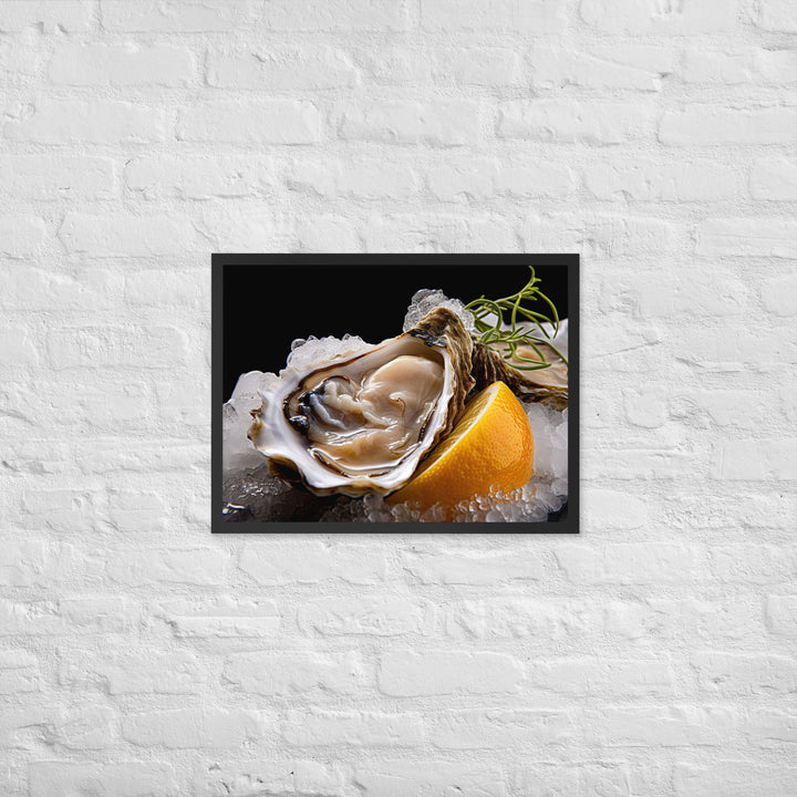 Pacific Oyster Framed poster 🤤 from Yumify.AI