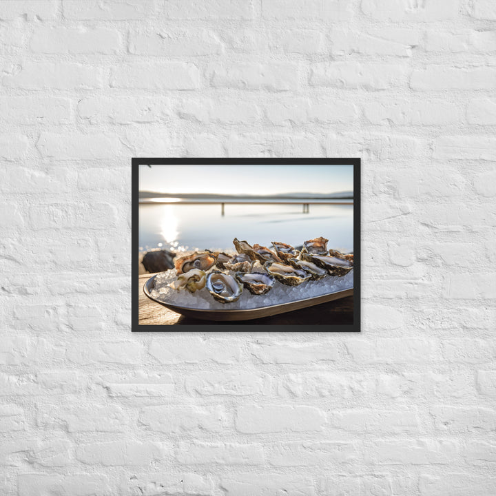 Coffin Bay Oyster Framed poster 🤤 from Yumify.AI