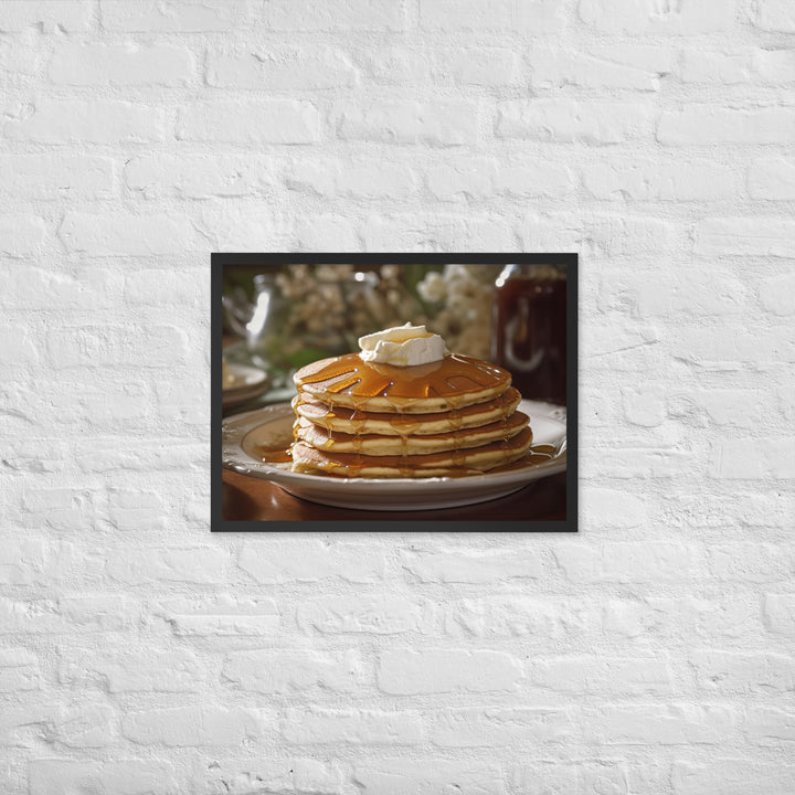 Buttermilk Pancakes Framed poster 🤤 from Yumify.AI