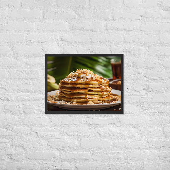 Banana Pancakes Framed poster 🤤 from Yumify.AI