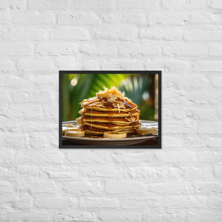 Banana Pancakes Framed poster 🤤 from Yumify.AI